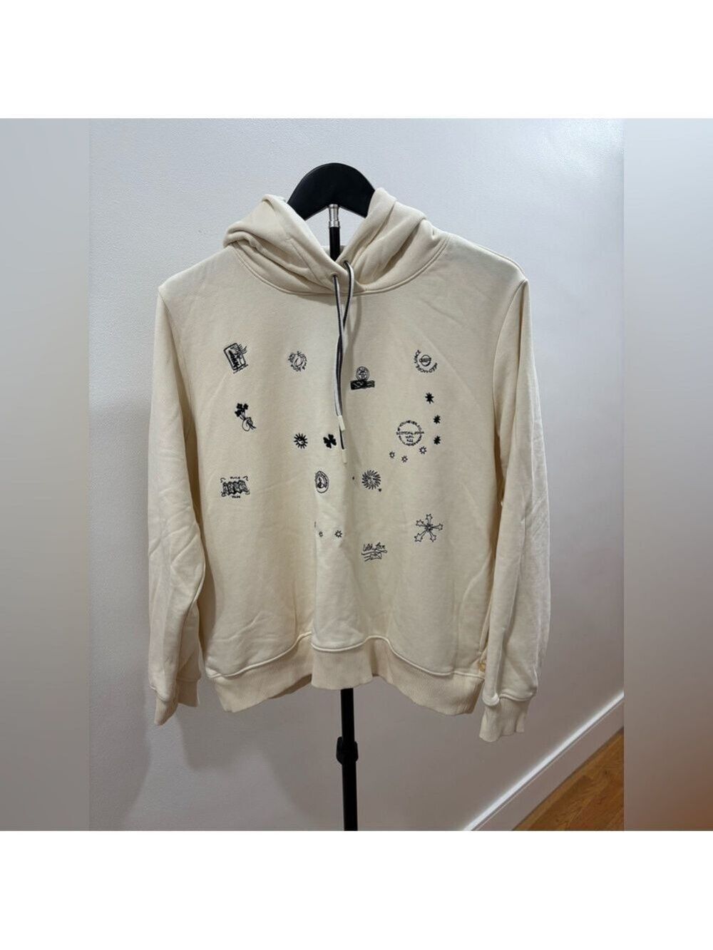 288. Scotch & Soda Cream Graphic Hoodie